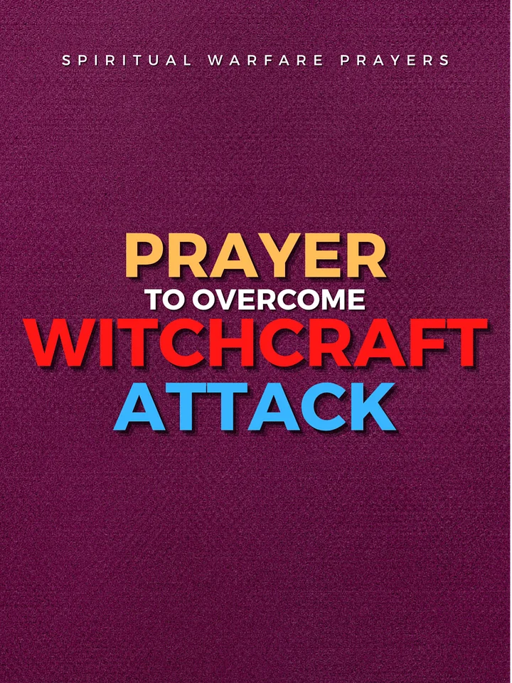 Prayer To Overcome Witchcraft Attack product image (1)