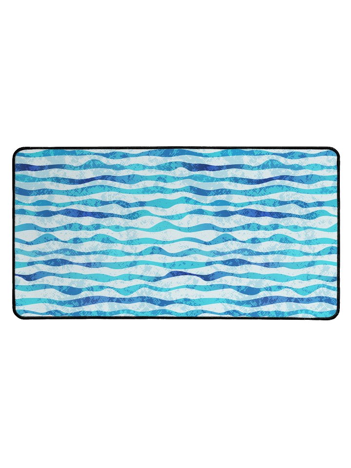 Nautical Ocean Waves Minimalist Aesthetic Desk Mat product image (1)