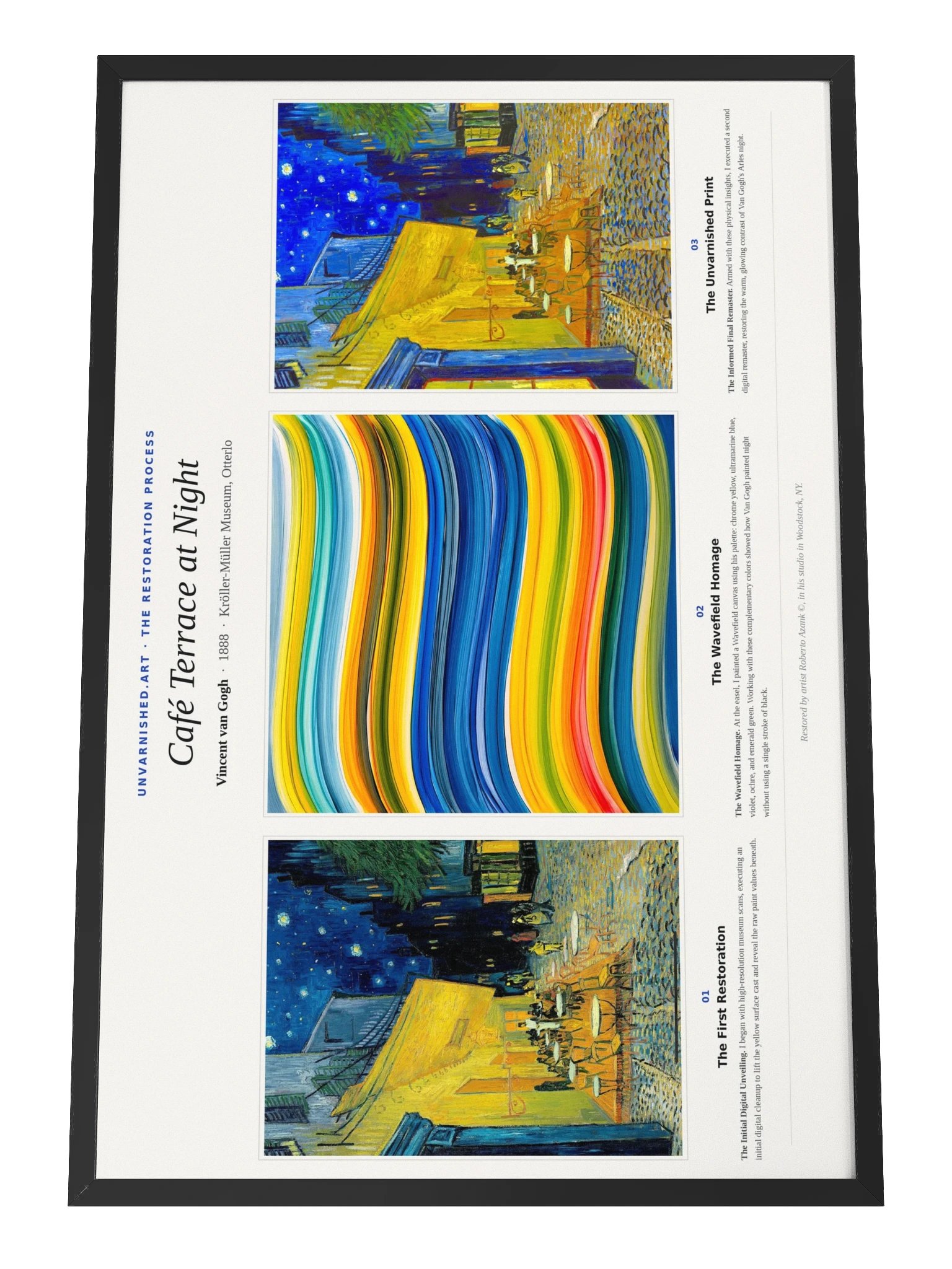 Café Terrace at Night — Framed Process Poster product image (1)