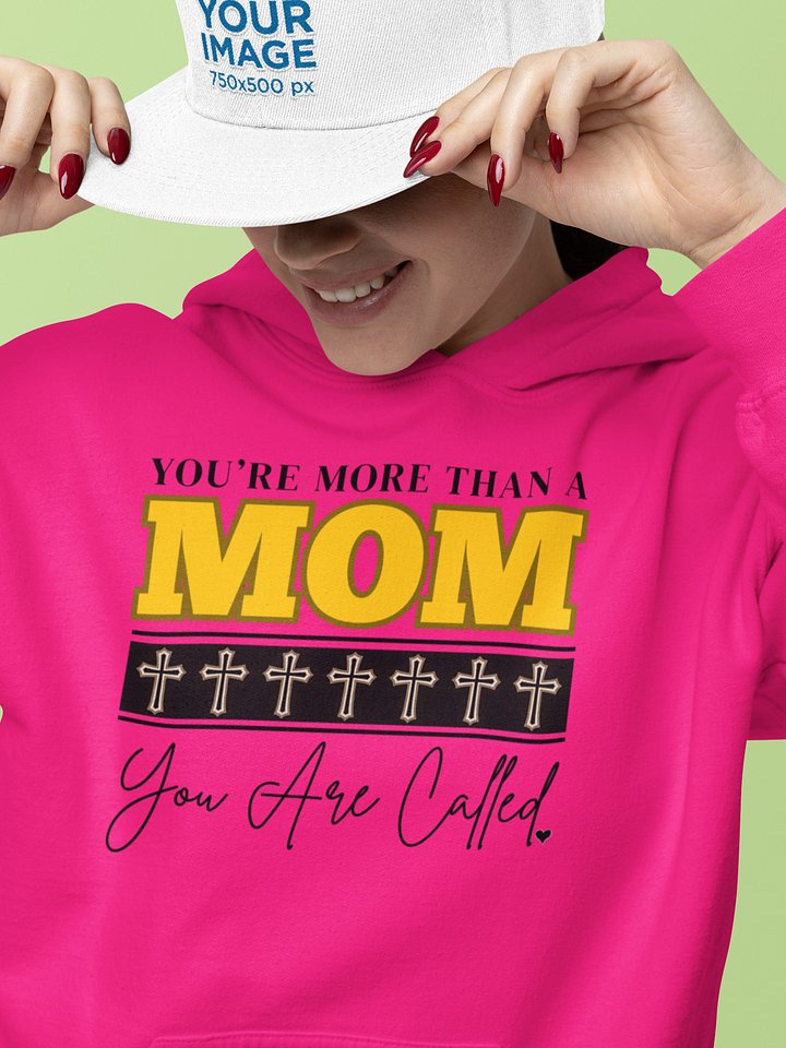 You Are More Than A MOM - You Are Called | Christian Mom Gildan Hoodie | Faith-Based Gift for Moms. product image (16)