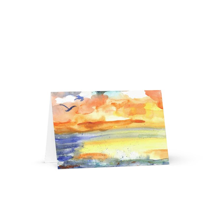 Playful Sea Blank Greeting Card product image (1)