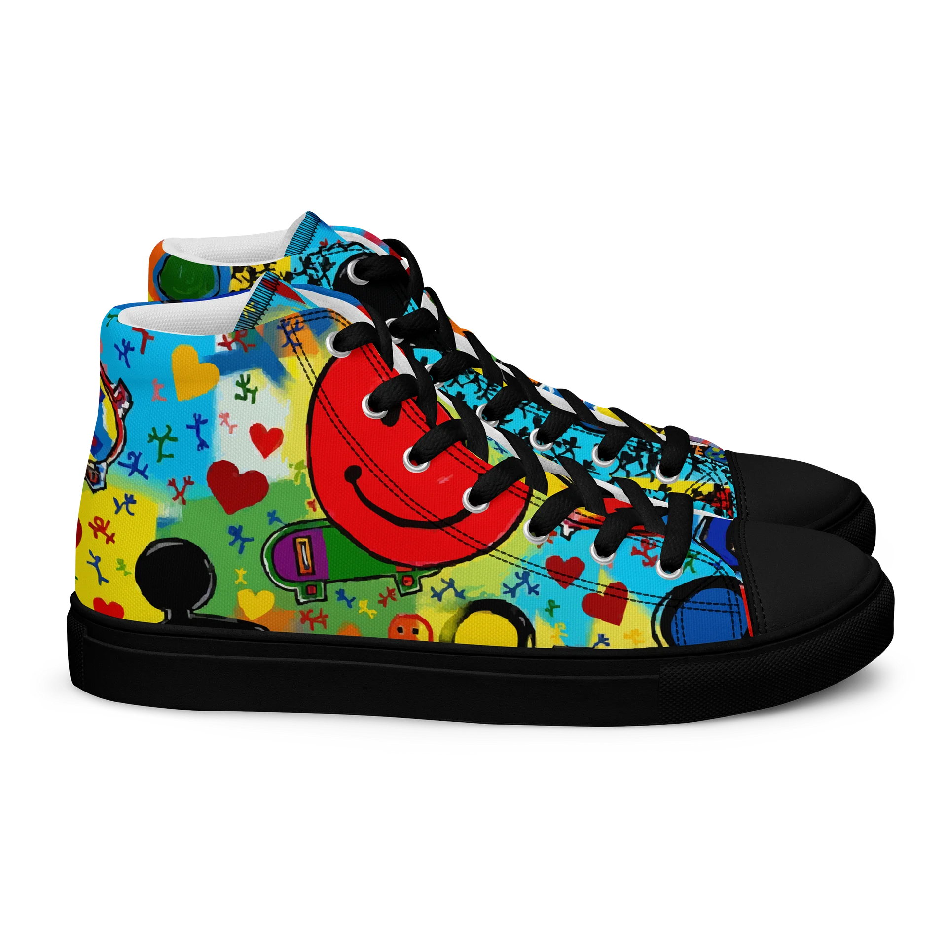 Tank the Skaterboy // Mens Graffiti High Tops product image (2)
