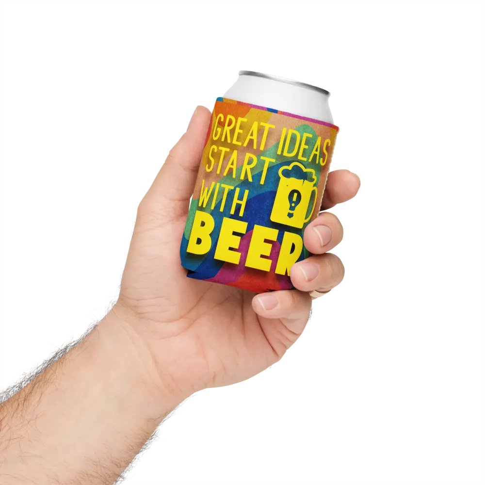 Great Ideas Start with Beer Can Cooler – Fun & Insulated Beer Lover Gift product image (6)
