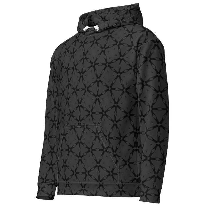 Midnight Echo Geometric Seamless Pattern Unisex Hoodie product image (2)