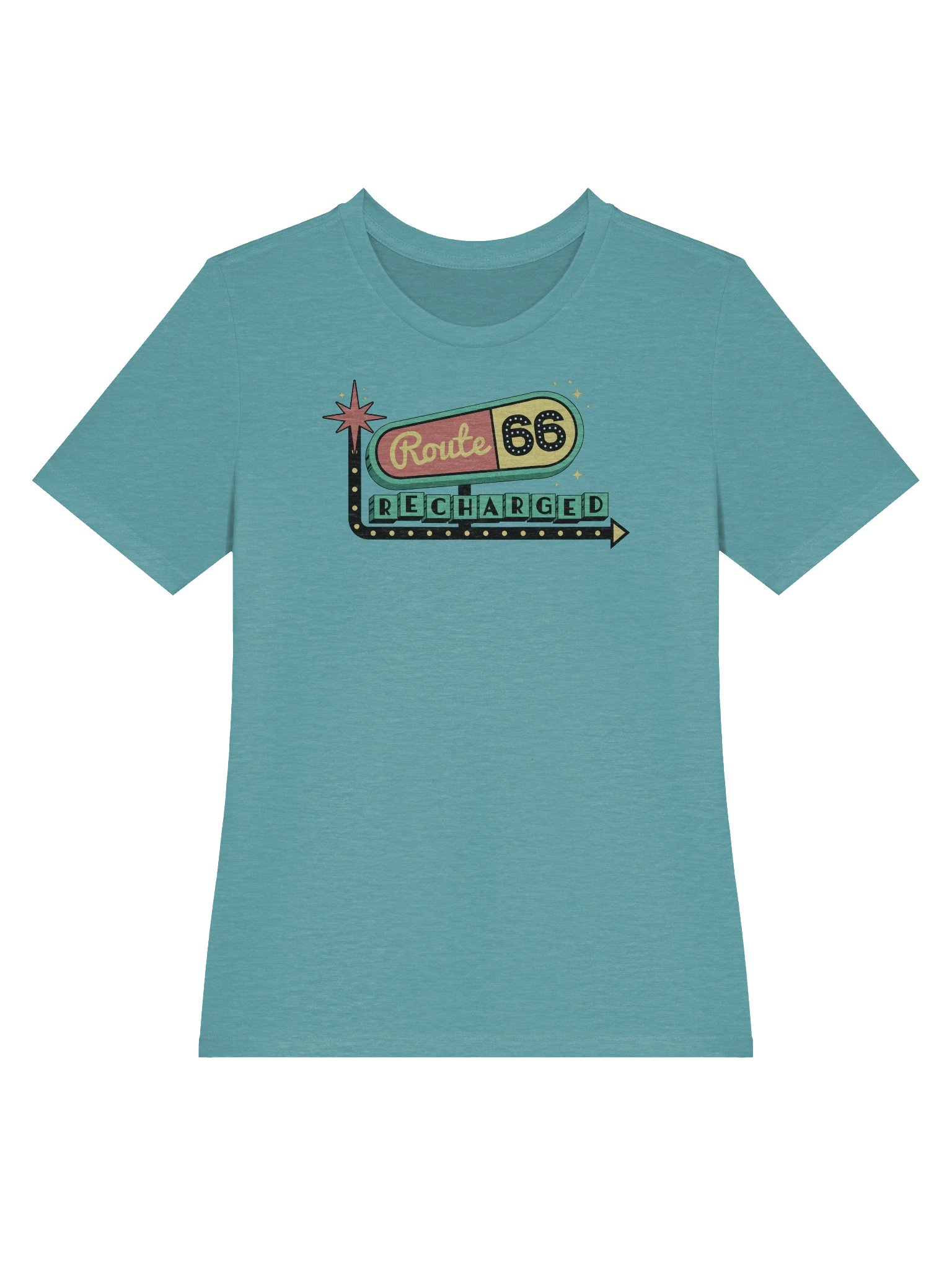 Route 66 Recharged / 1950's / Decades Art (Womens) product image (22)