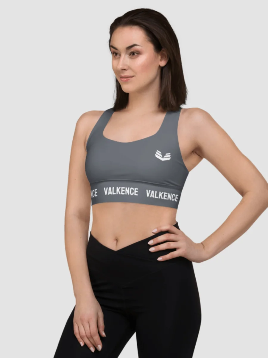 Active Longline Sports Bra - Storm Gray product image (4)