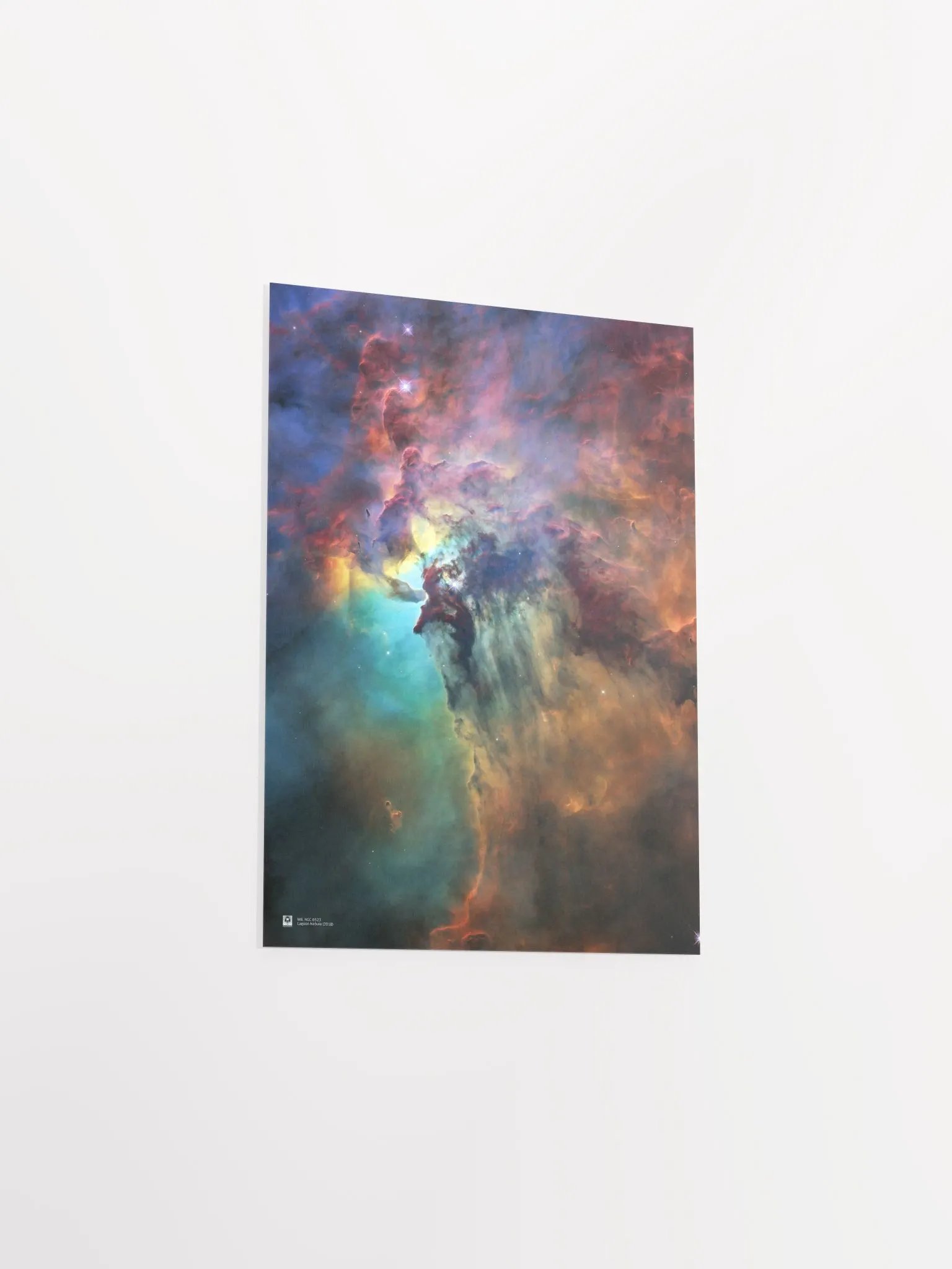Lagoon Nebula (2018), M8, NGC 6523, NASA Hubble Space Telescope — Hi-Res Space poster, science poster, space photo product image (8)