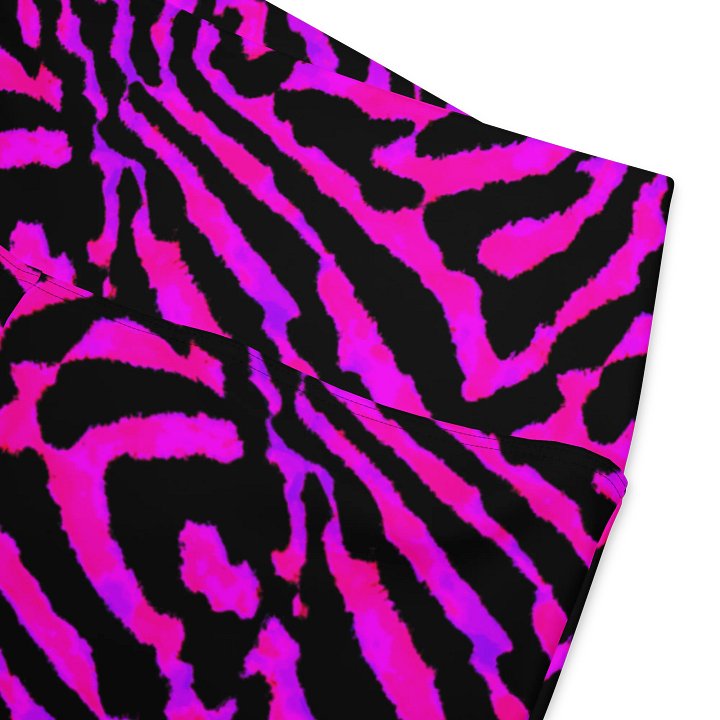 Purple Zebra Flare Leggings product image (2)