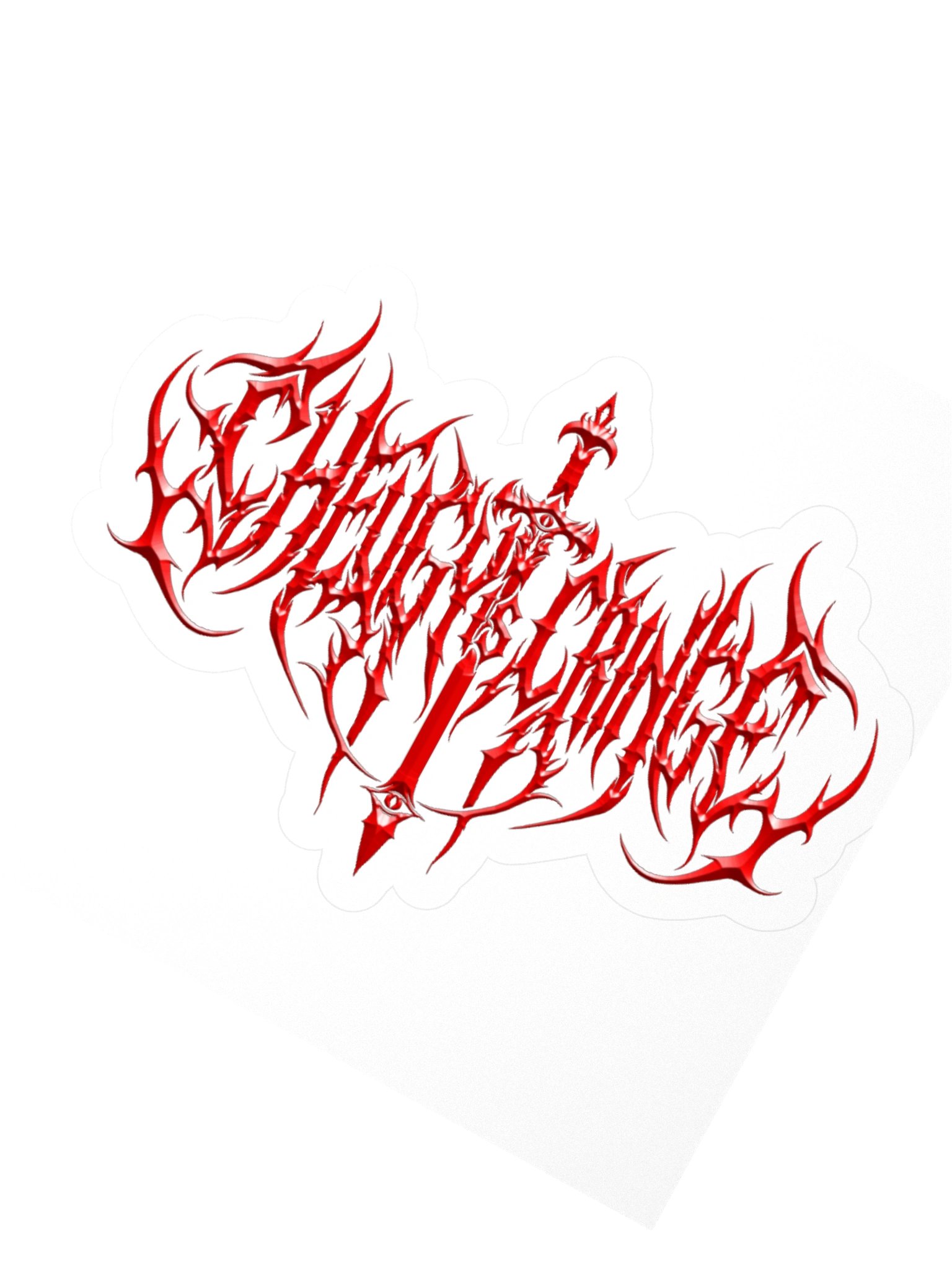 Cheugy is Cringe Sticker (Red) product image (2)