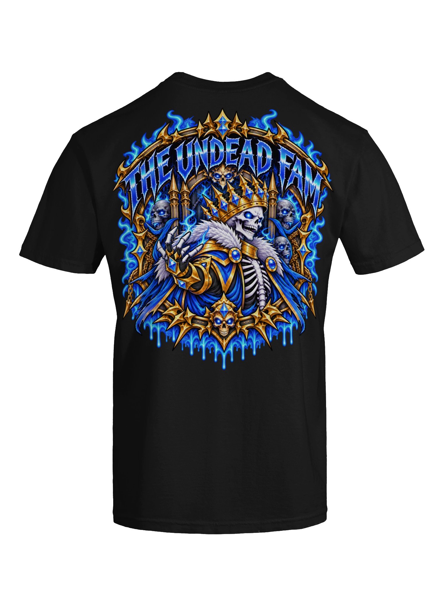 Undead And Unbothered Tee (Blue) product image (11)
