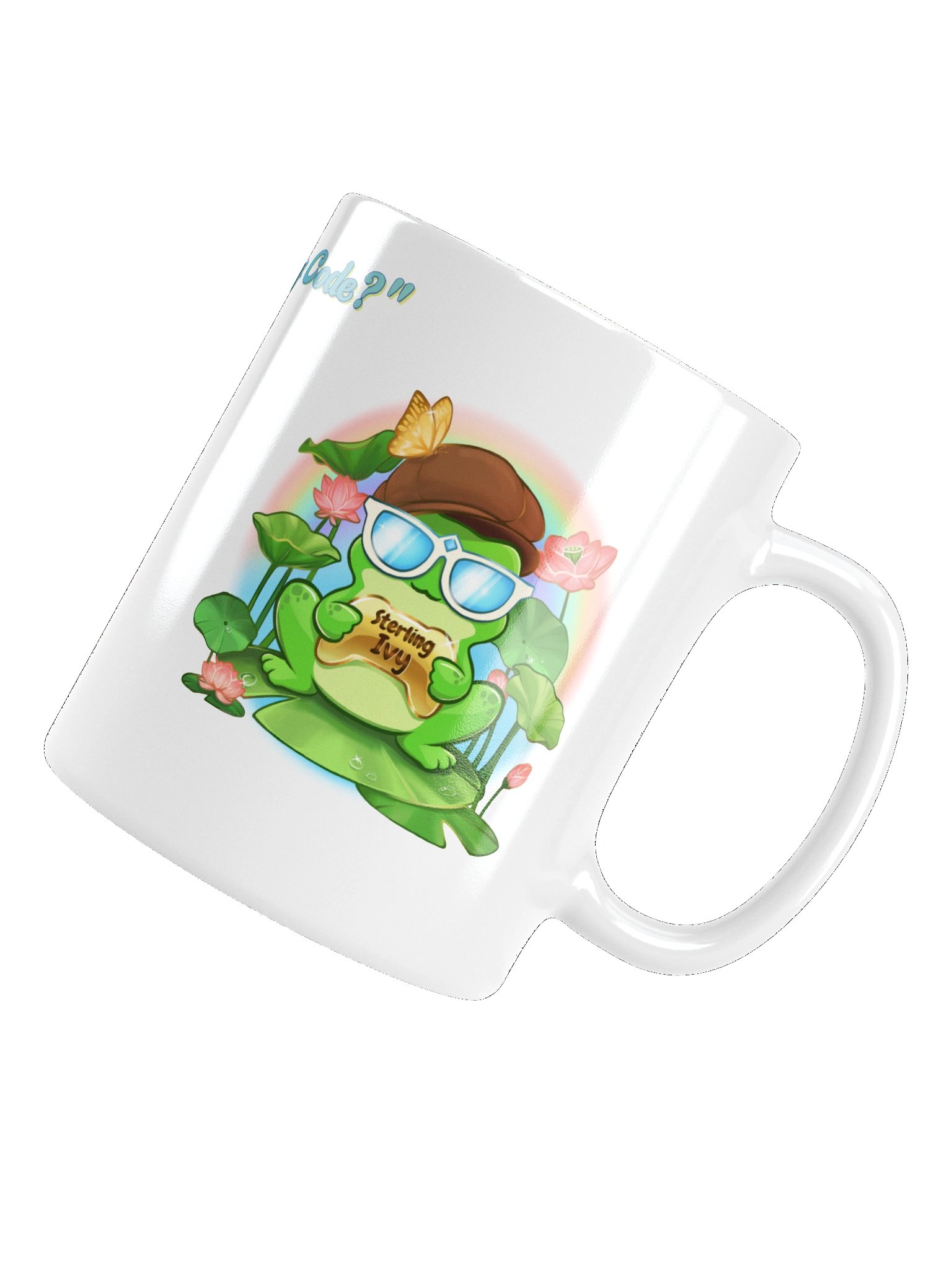 Pastel Cafe Frog "Wanna Sky Code?" product image (13)