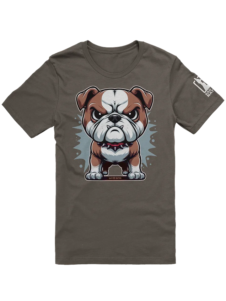 Bulldog "Bert" Angry Pup - Premium Unisex T-shirt product image (5)