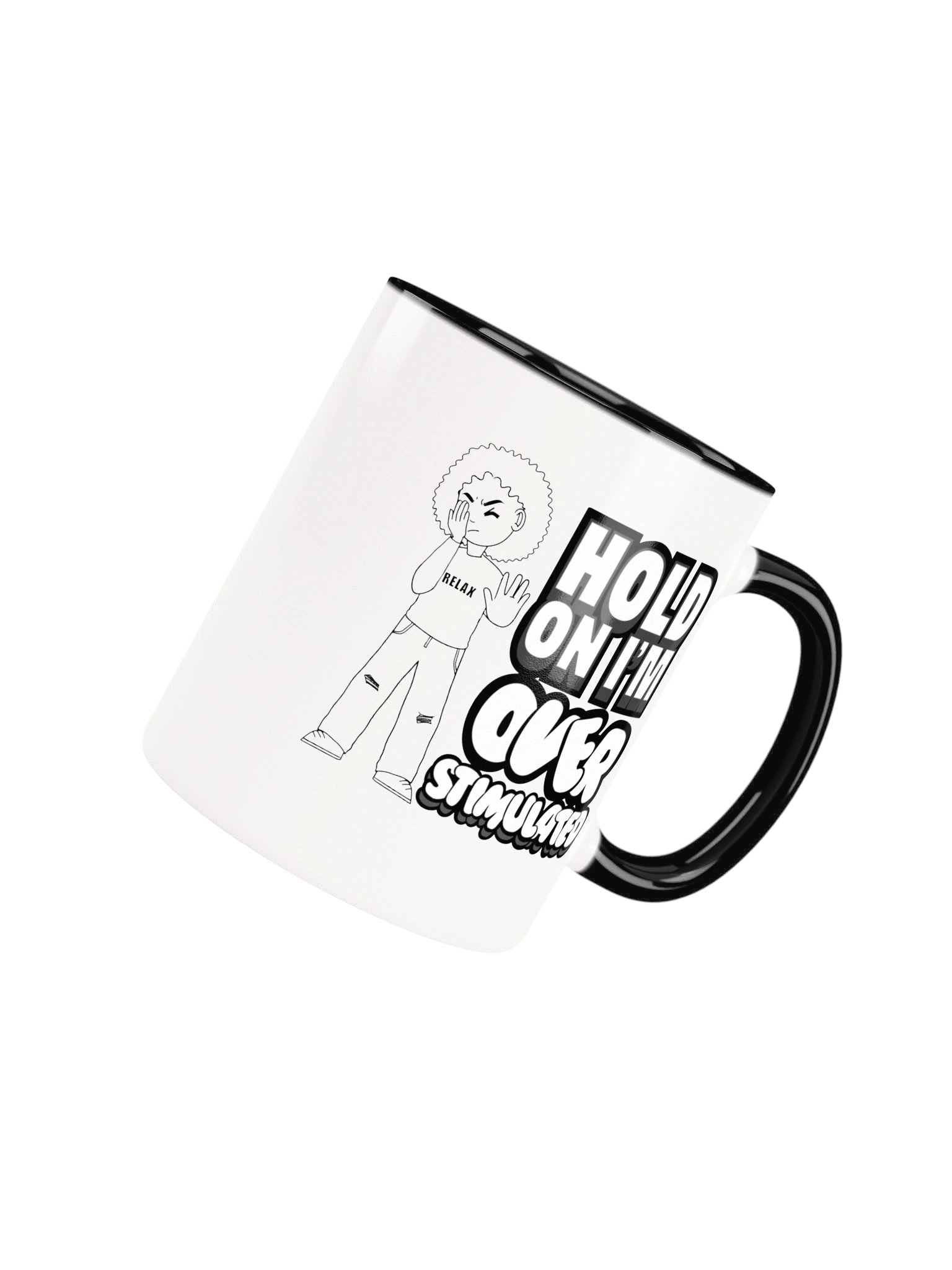 Hold On, I'm Over Stimulated Mug product image (4)