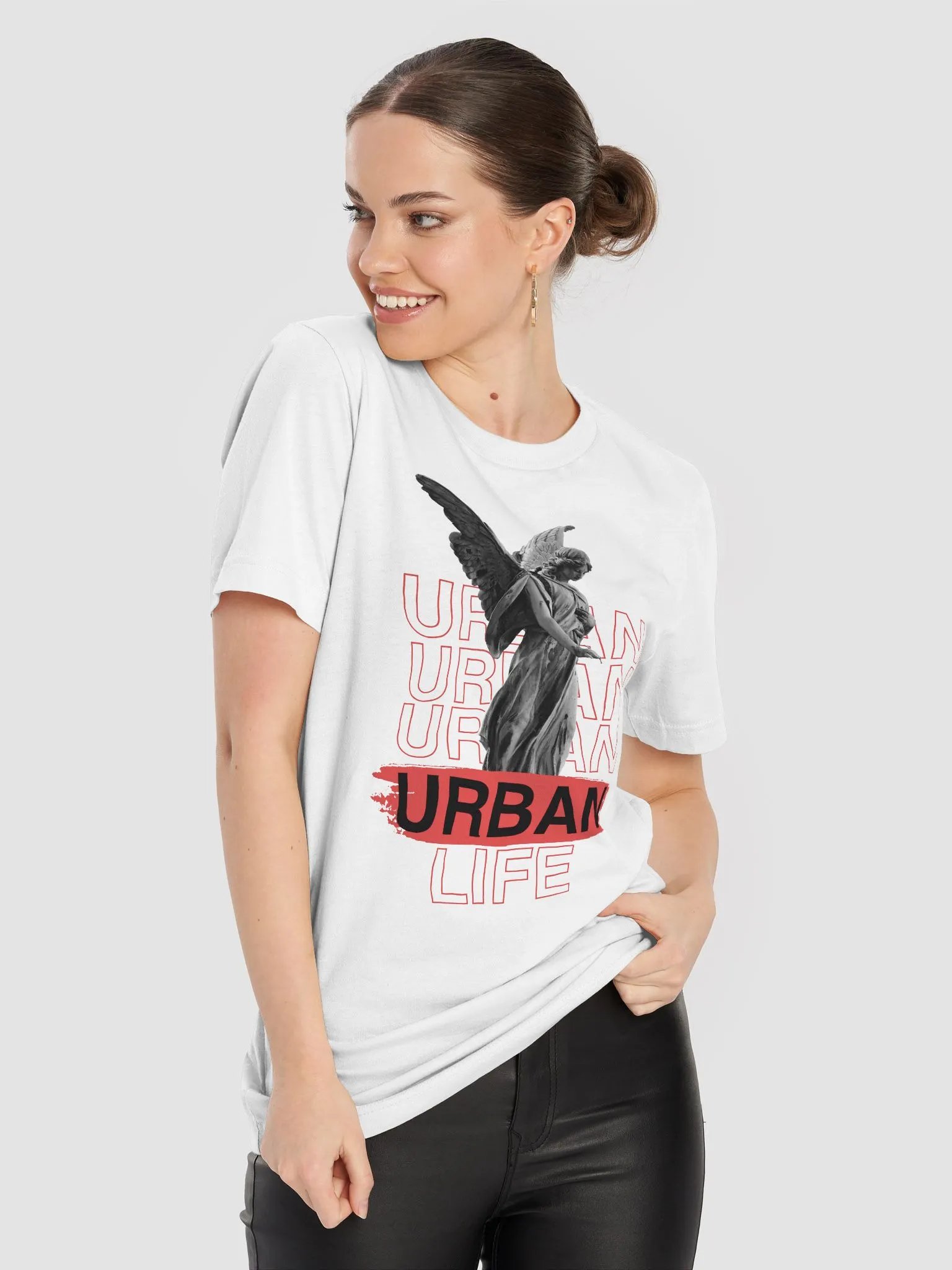 Urban Pulse: Embrace the City Life Regular Fit T-shirt product image (8)