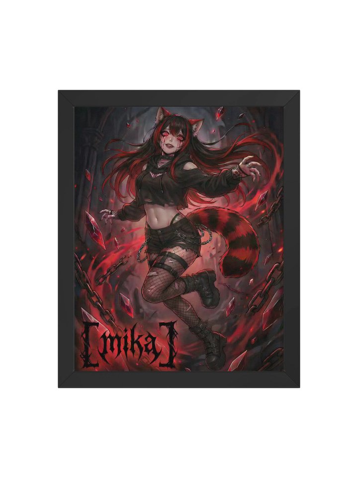"Crimson Chaos" Framed Art Print product image (2)