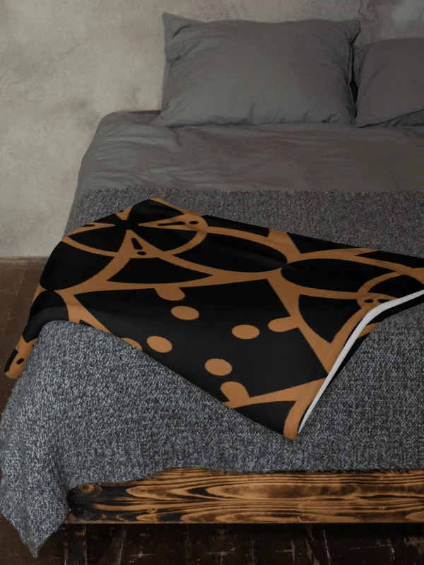 Brown Ethereal Echoes Throw Blanket product image (5)