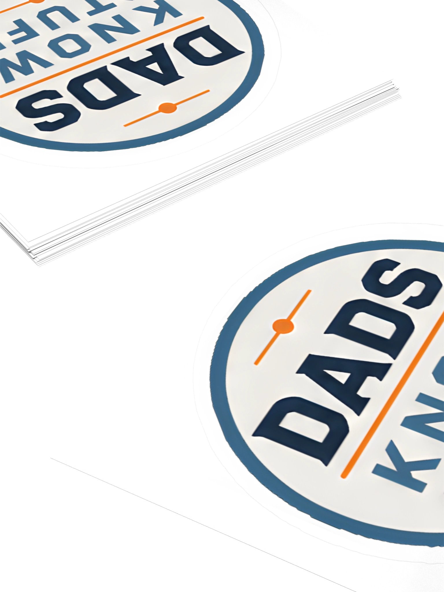 Dads Know Stuff Small Logo Sticker product image (11)