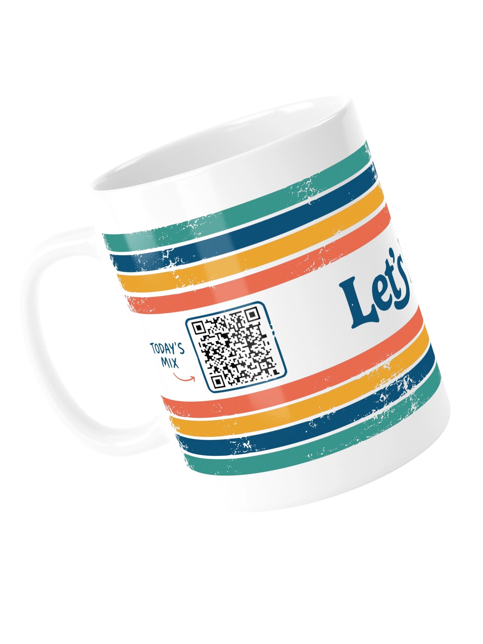 Let’s Move a Little Mug | Retro Stripe product image (15)