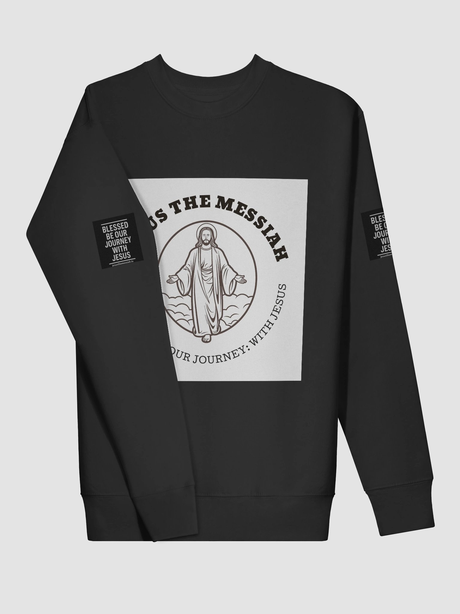 Jesus The Messiah Fleece Crewneck – “Blessed Journey” Prayer Edition product image (3)