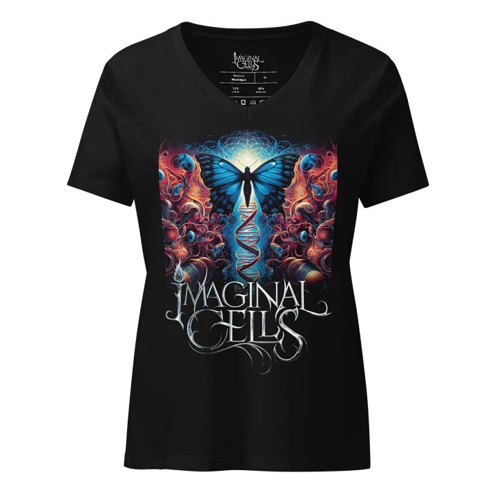 Metamorphosis Butterfly DNA Relaxed V-Neck Tee product image (1)