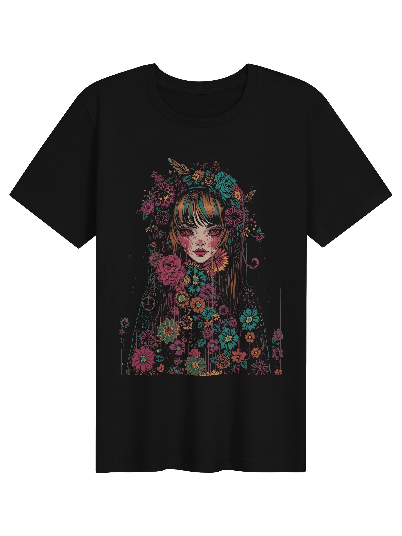 Floral Punk Girl Supersoft Tee product image (1)