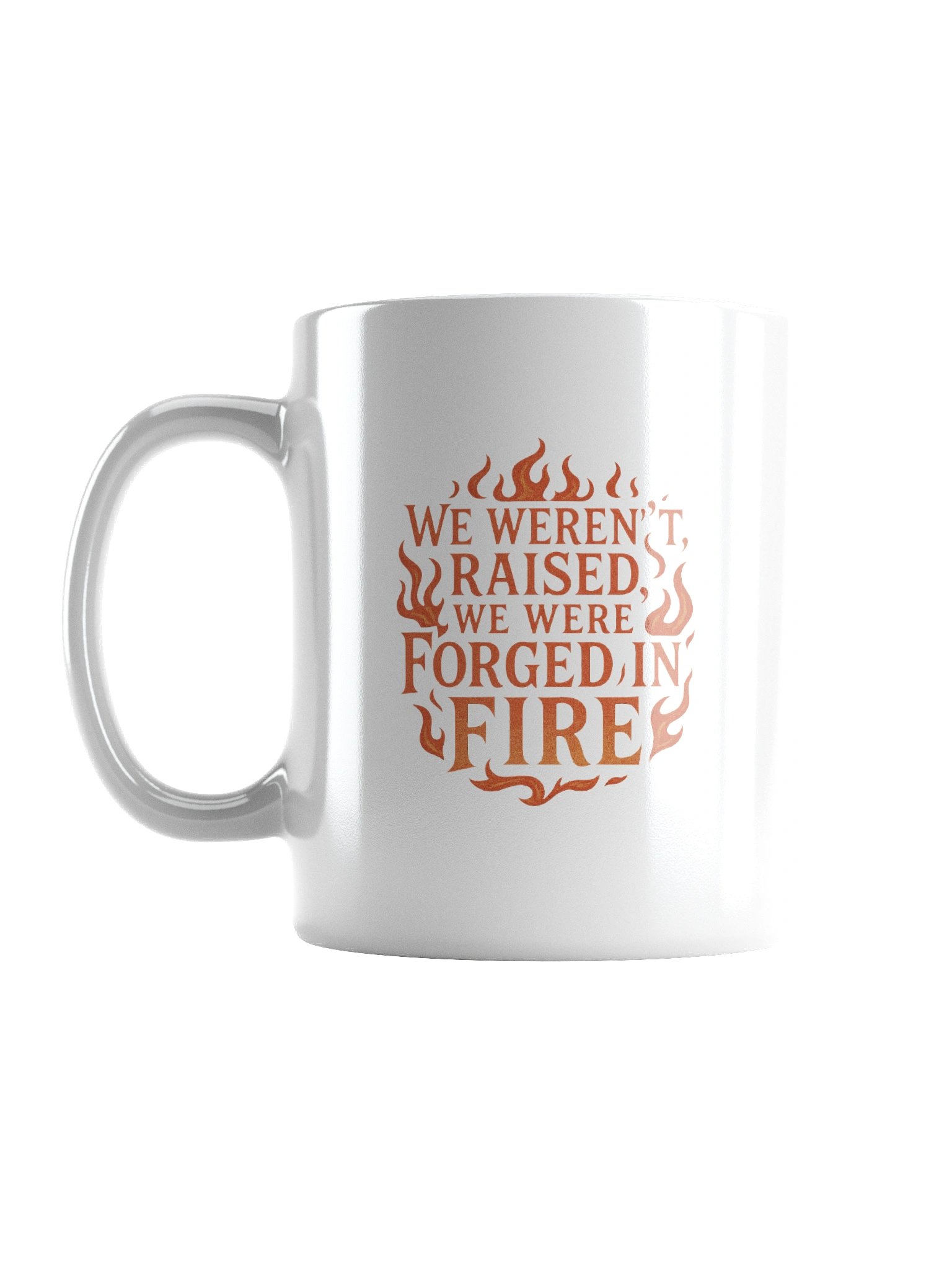 ☕ Forged in Fire – White Flame Mug 🔥 product image (1)