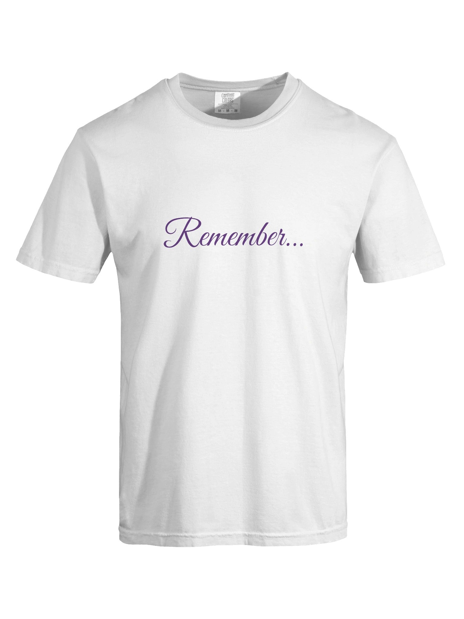 MyMe Supporter Tee - Remember (White) product image (5)