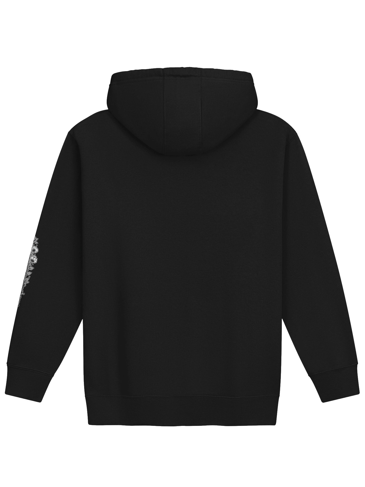 You Are Enough Floral Semicolon Mental Health Awareness Hoodie product image (2)