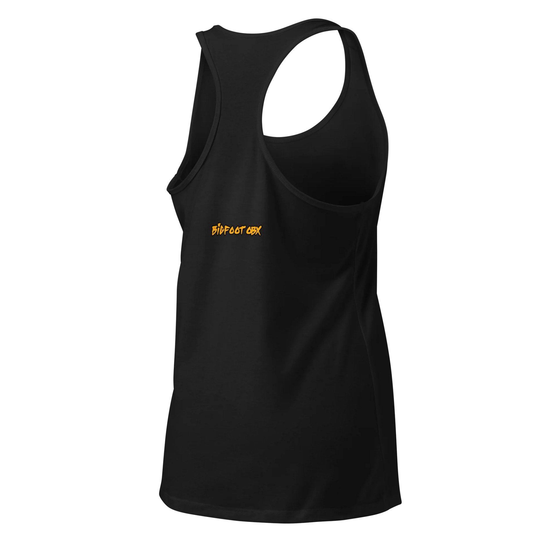 Destination Bigfoot Bronco Classic Logo Next Level Women's Racerback Tank Top (Multi Color Options) product image (8)