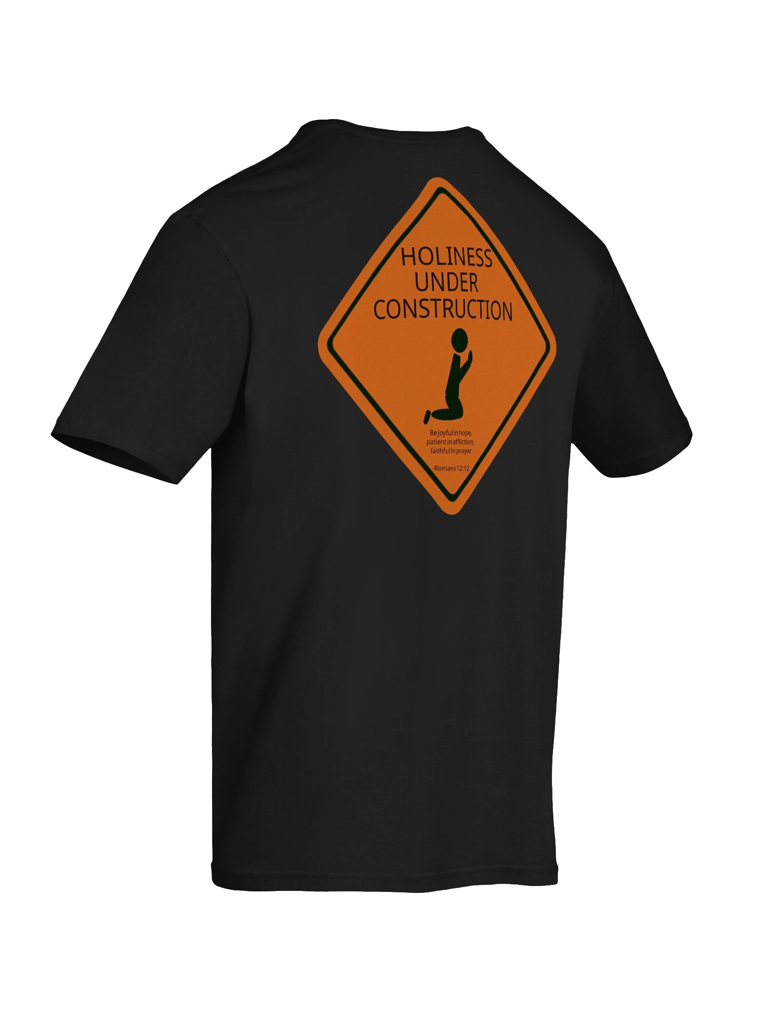 Holiness Under Construction prayer warrior printed tee product image (12)