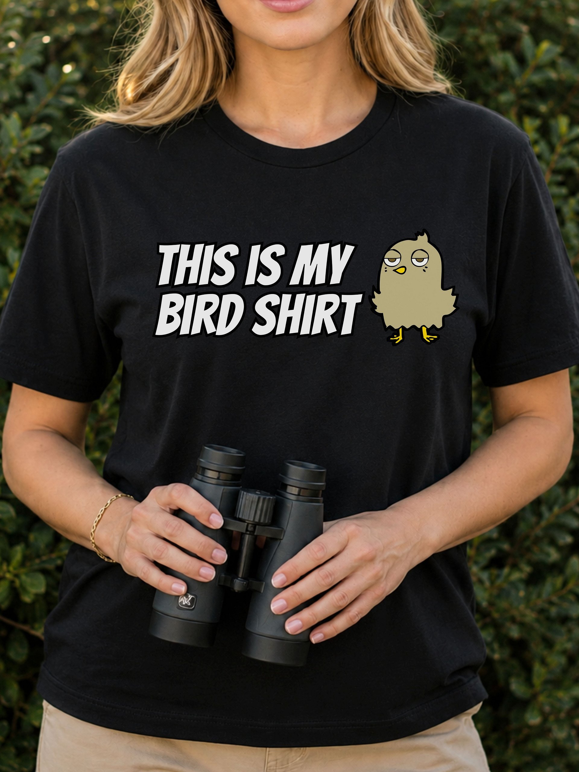 This Is My Bird Shirt – Funny Cartoon Graphic Tee for Birdwatchers product image (5)