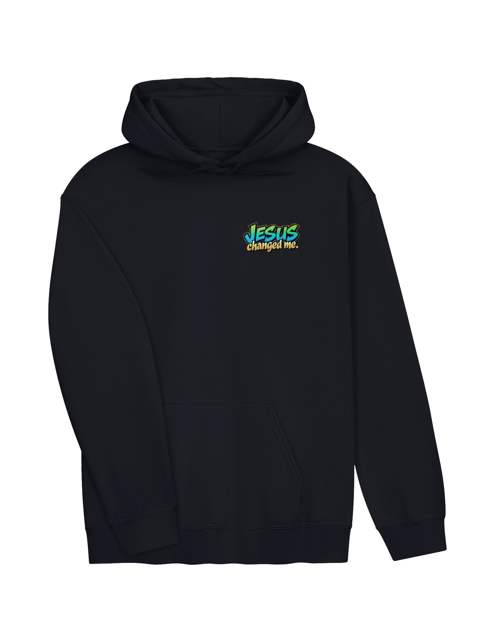 Jesus Changed Me and Cross Graffiti Unisex Hoodie product image (5)