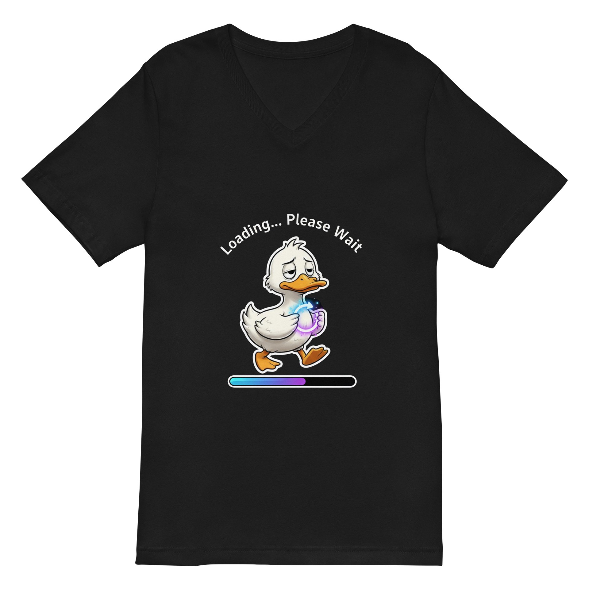Quirky Duck Loading V-Neck Tee product image (2)