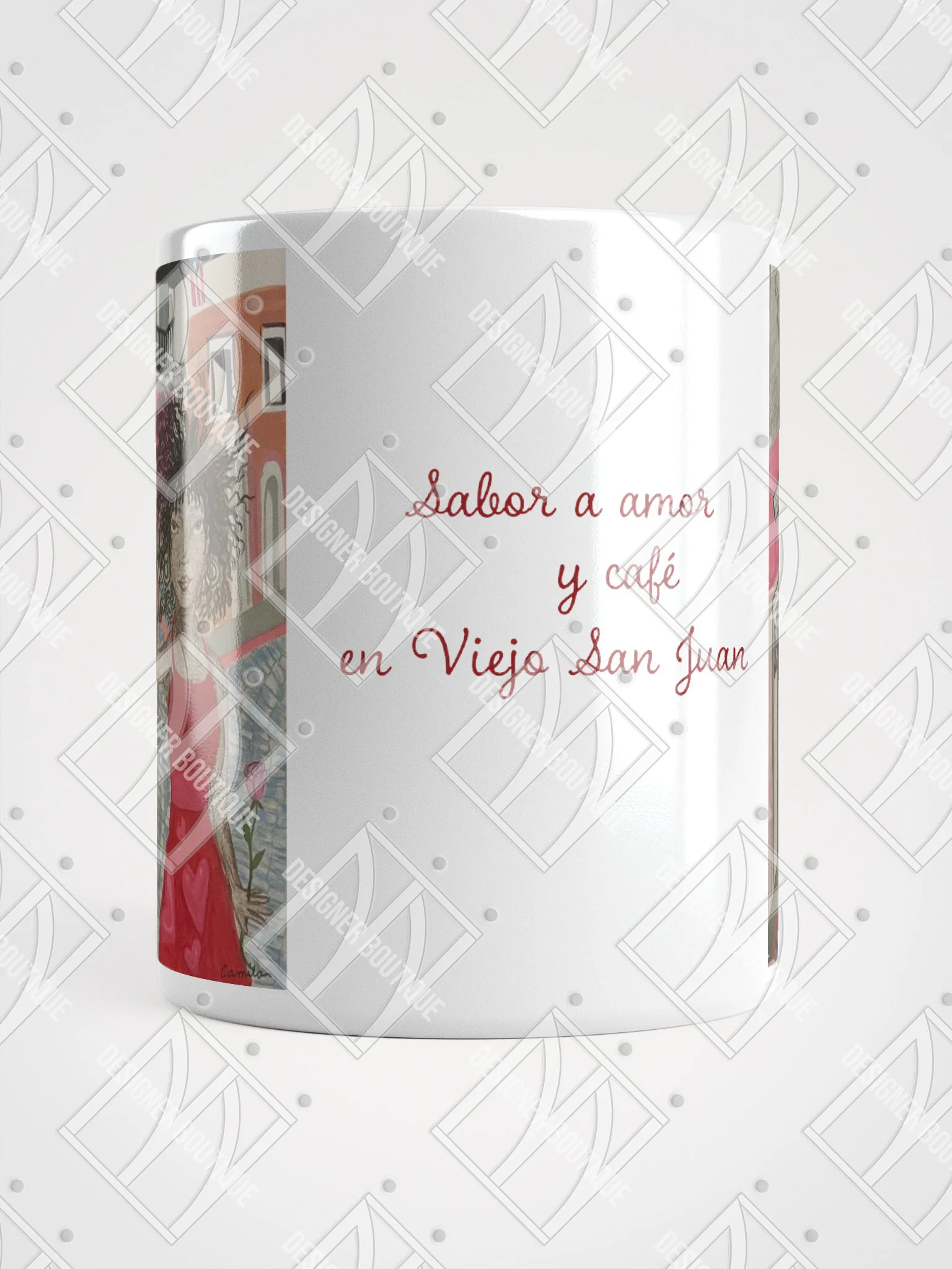 NN Designer Boutique x Camila Arraiza: Taza (Afro-Boricua) – Sabor a Amor y Café en el Viejo San Juan product image (2)