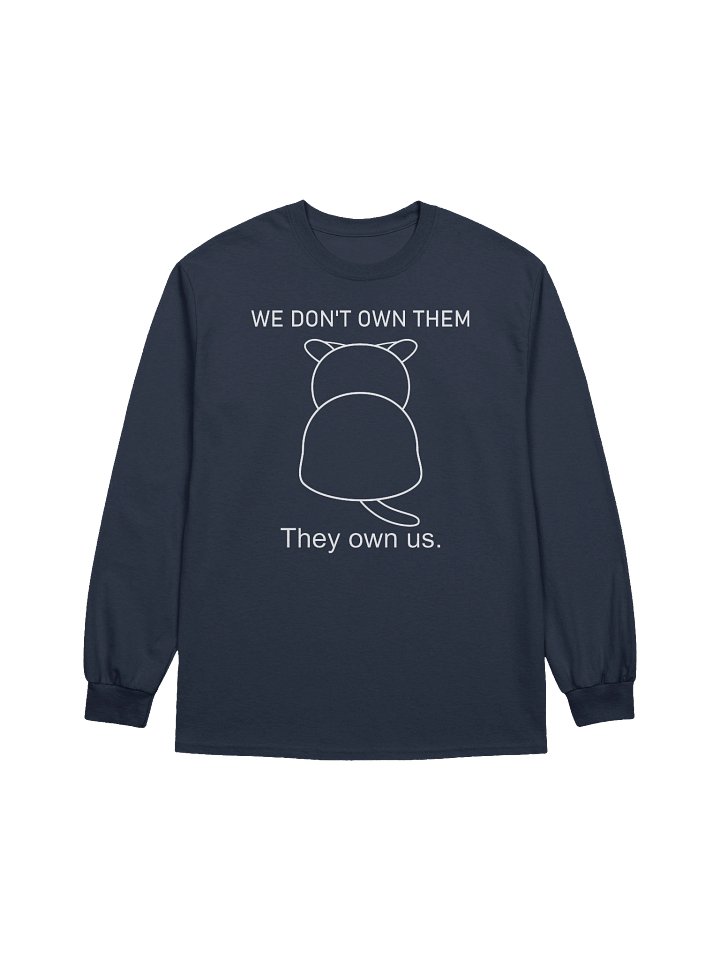 Cats Own Poeple - Unisex Adult Long Sleeve T-shirt product image (5)