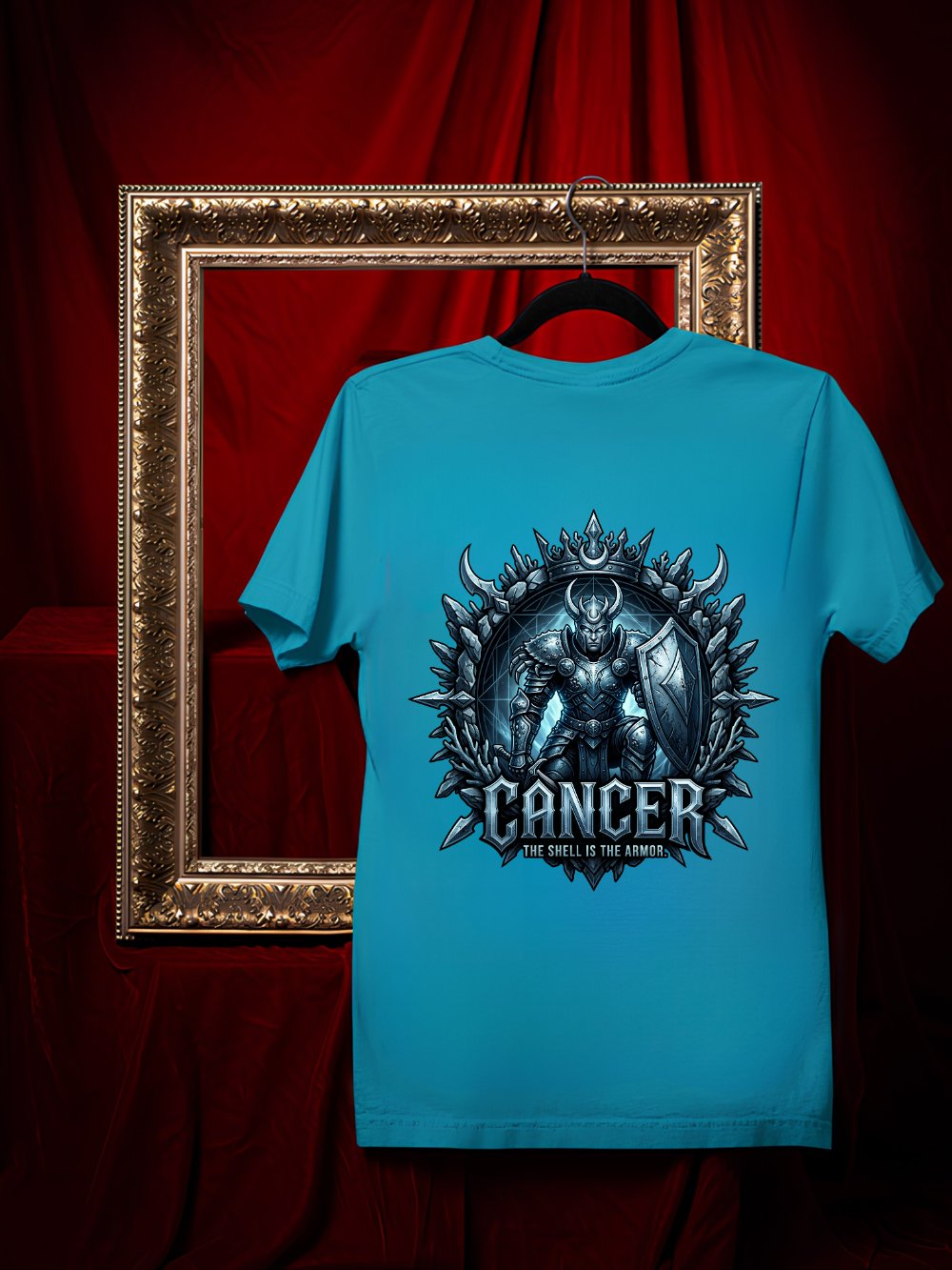 Cancer Zodiac Gothic Streetwear Graphic Tee product image (3)