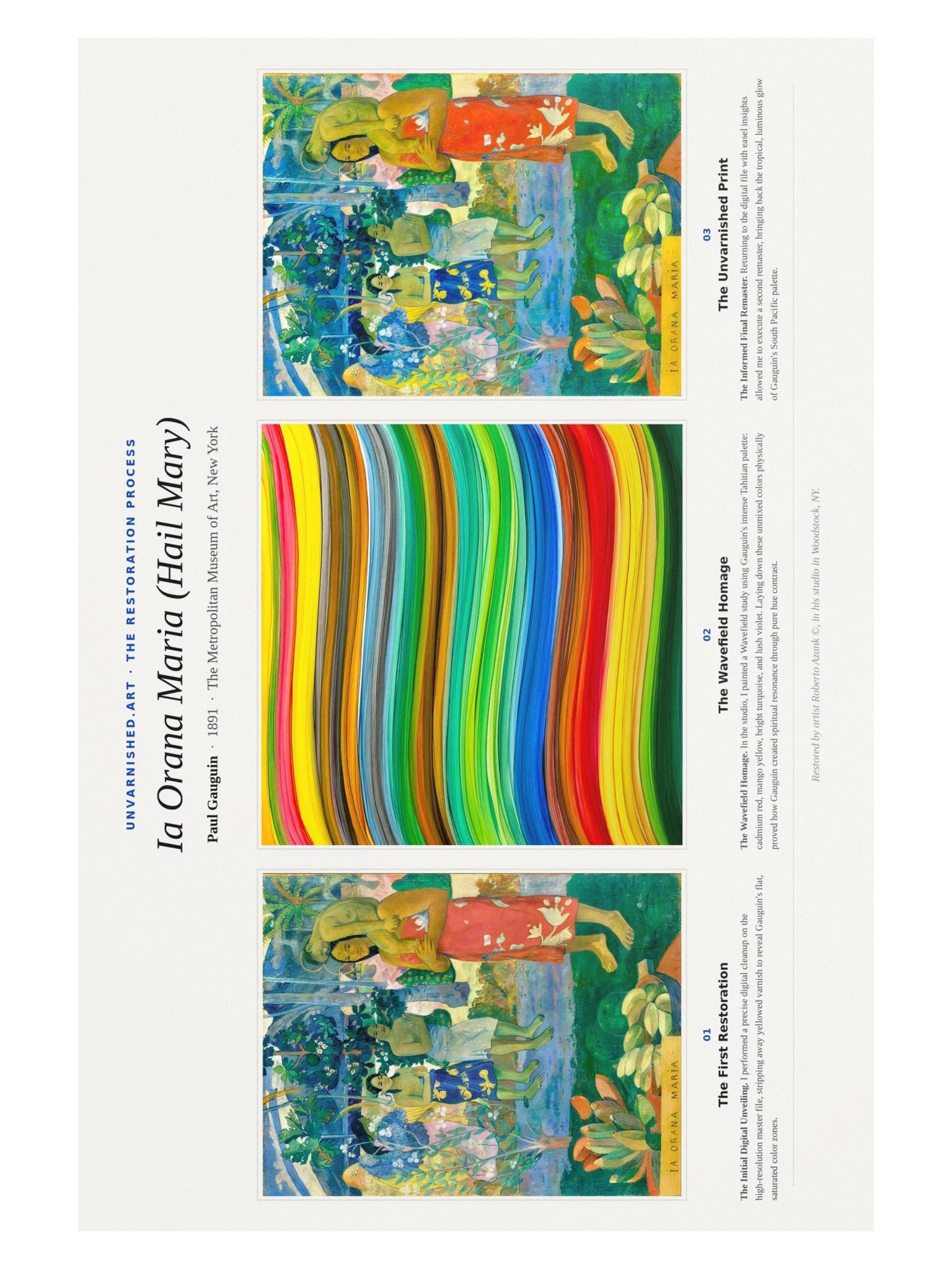 Ia Orana Maria (Hail Mary) — Process Poster product image (1)