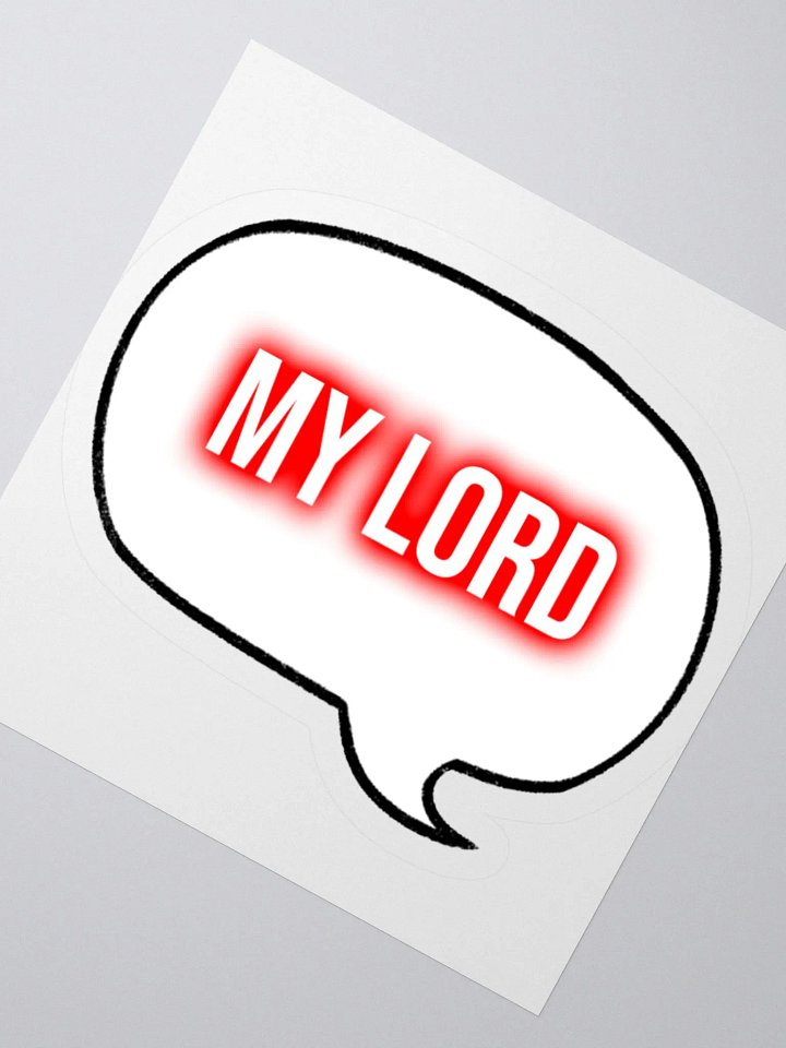 M'Lord Sticker - Red product image (4)