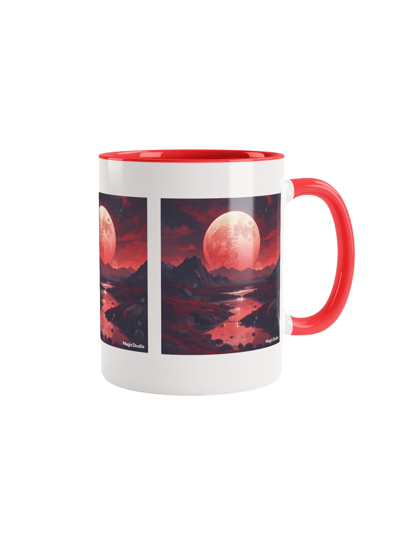 Crimson Moon Ceramic Mug product image (1)