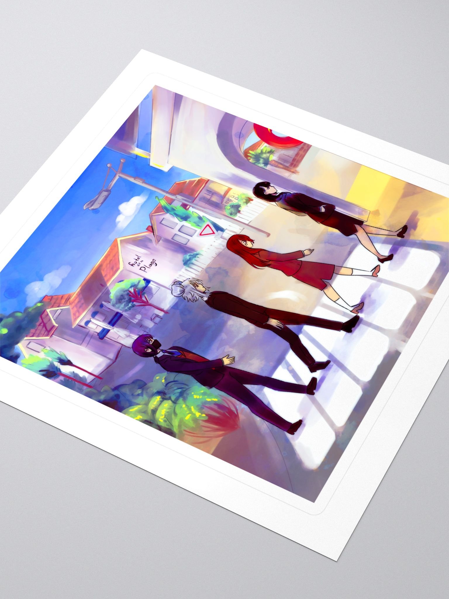 "Hotel de la Plage" Sticker product image (3)