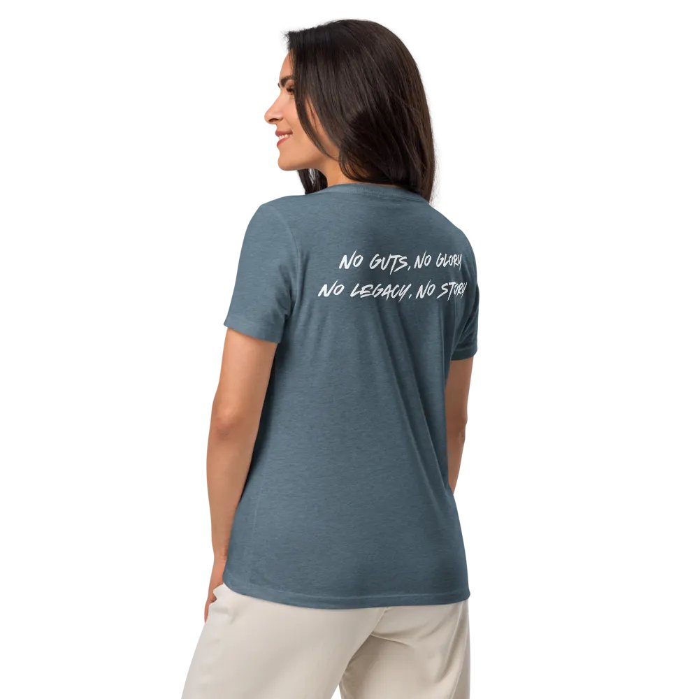 Woman's V Neck | Blue Jean | White/Blue product image (10)