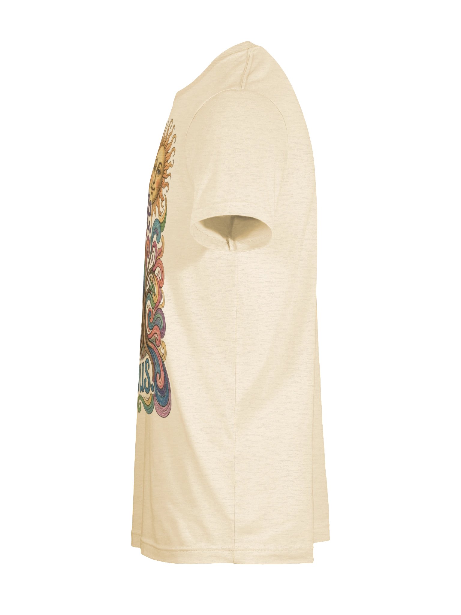 Stay Strange, Stay Curious Psychedelic Rainbow Tee product image (10)