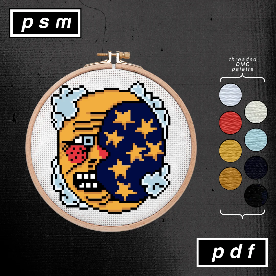 Dan Higgs Moon Man Pattern product image (1)
