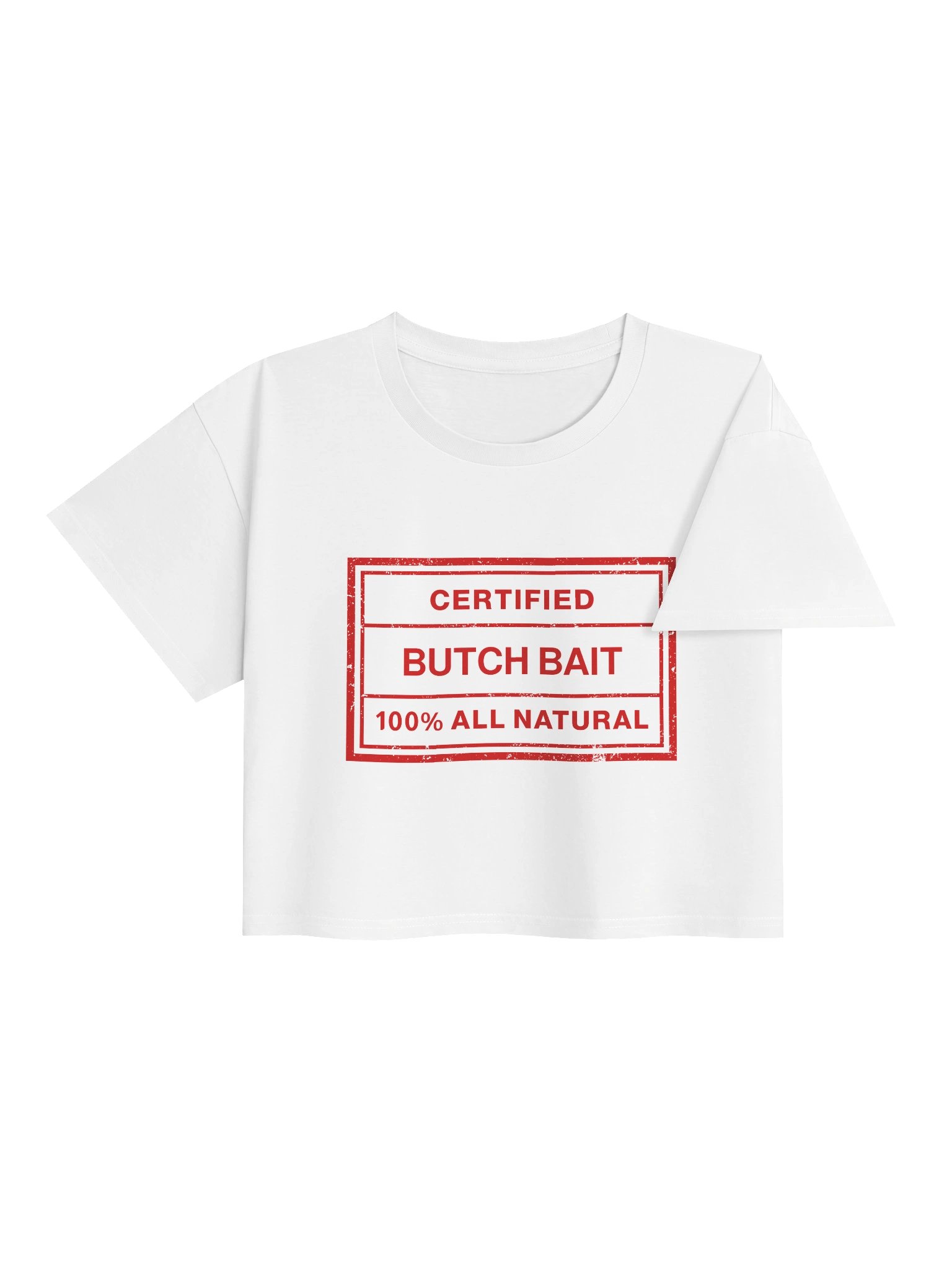 Certified Butch Bait Crop Top (red) product image (24)