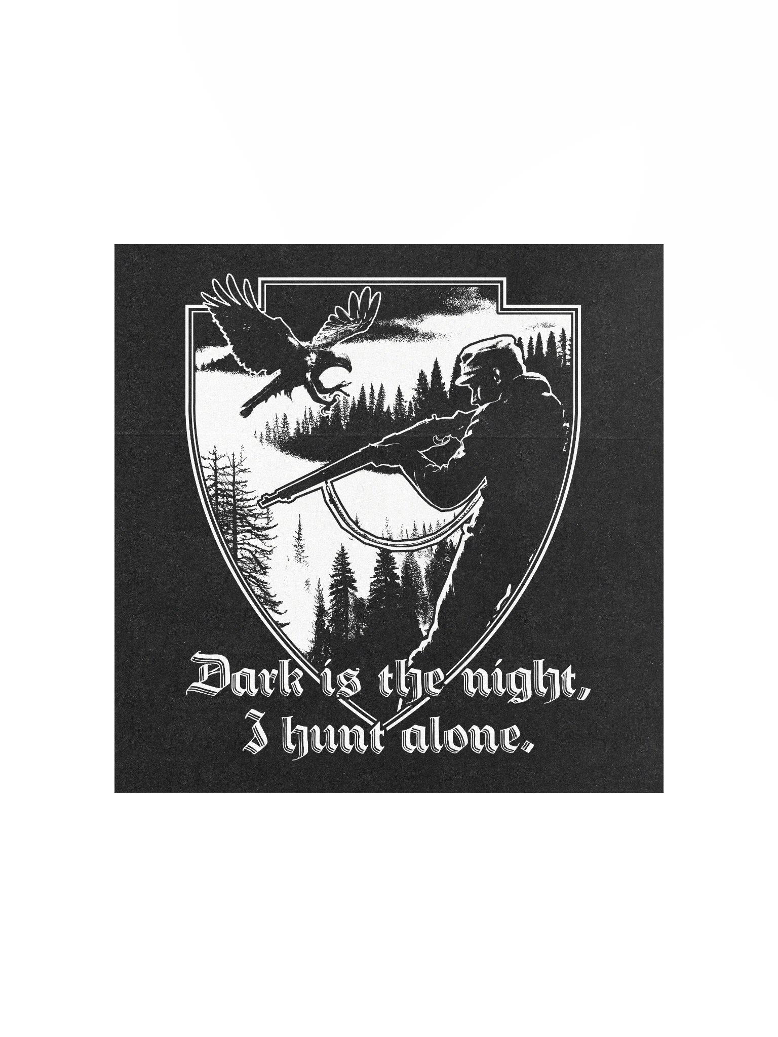 "I HUNT ALONE" POSTER product image (1)