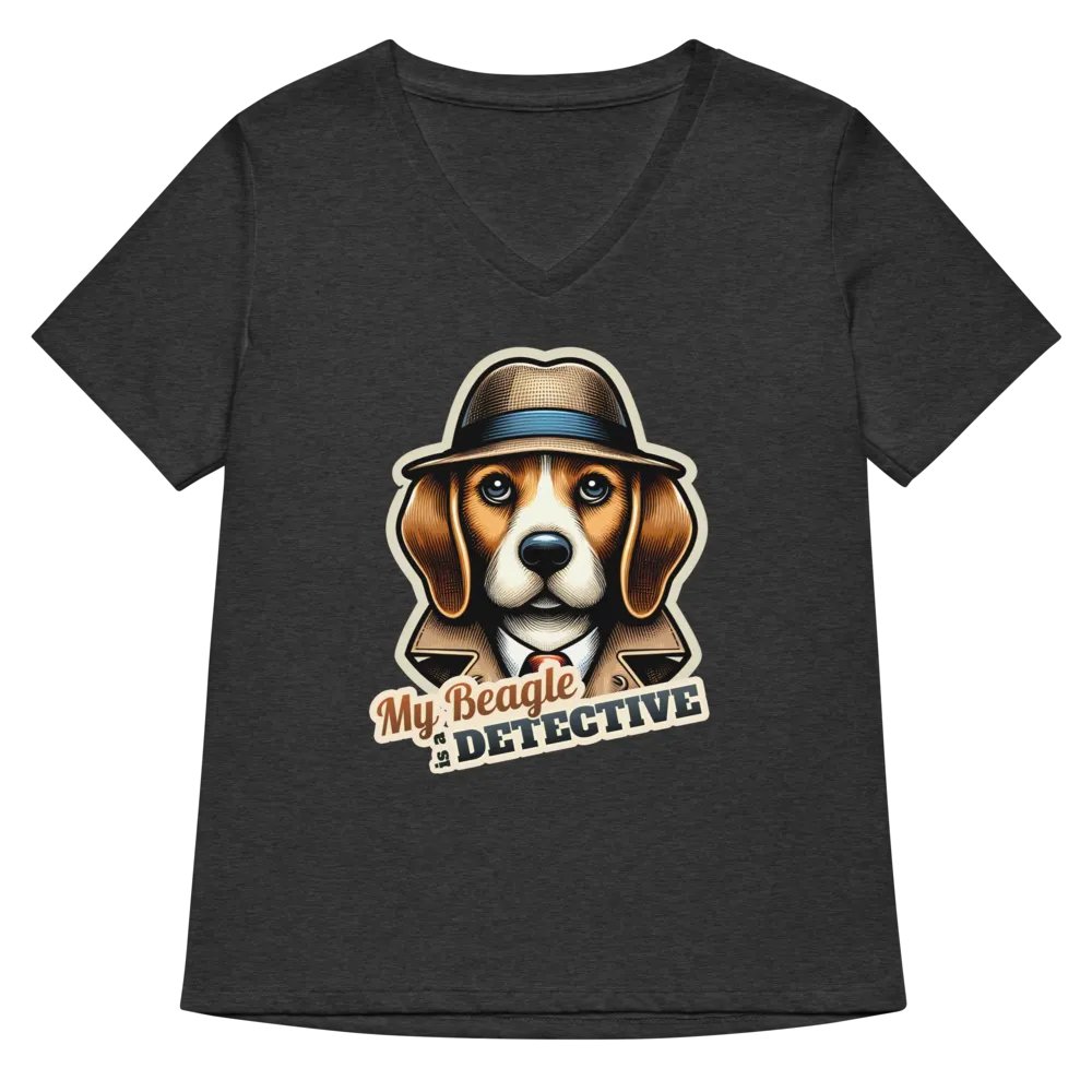 Beagle Detective - V-neck product image (5)
