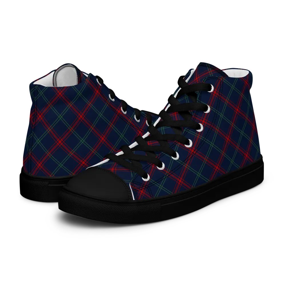 Lynch Tartan Men's High Top Shoes product image (8)