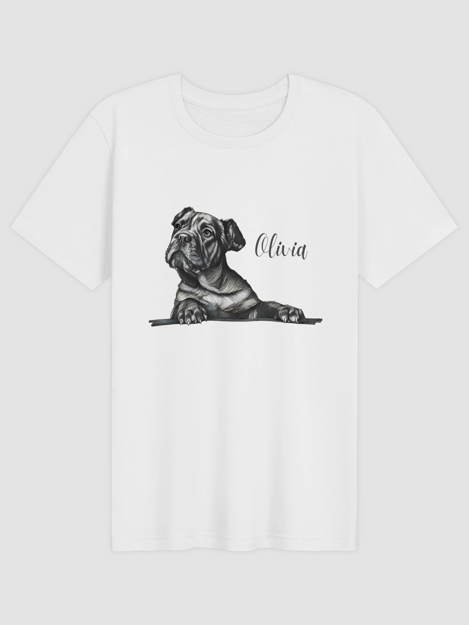 Custom Pencil Sketch Pet Portrait T-Shirt product image (28)