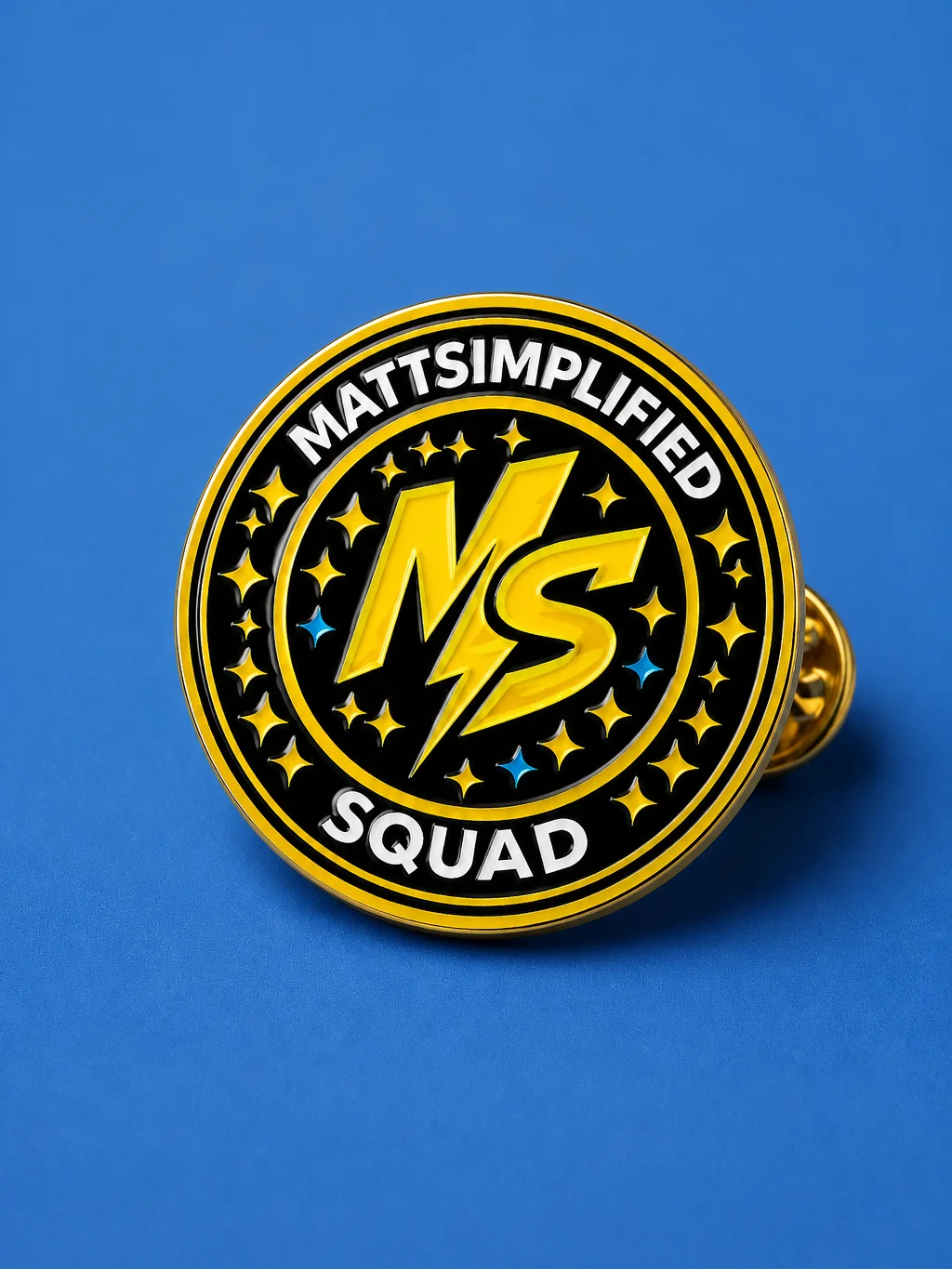 MattSimplified Squad Pin product image (1)