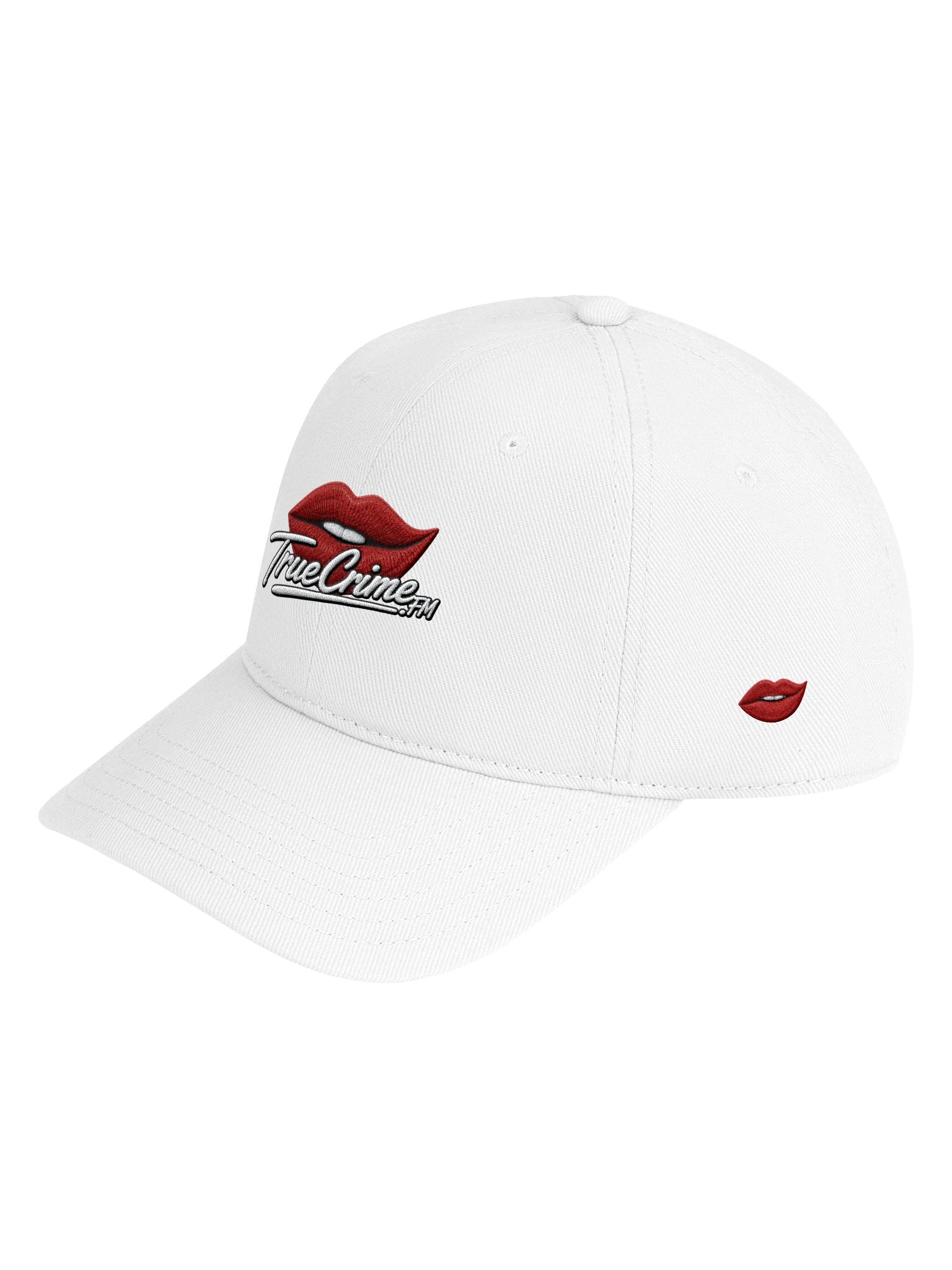 TrueCrime.FM Logo Hat with Lips on Side product image (3)